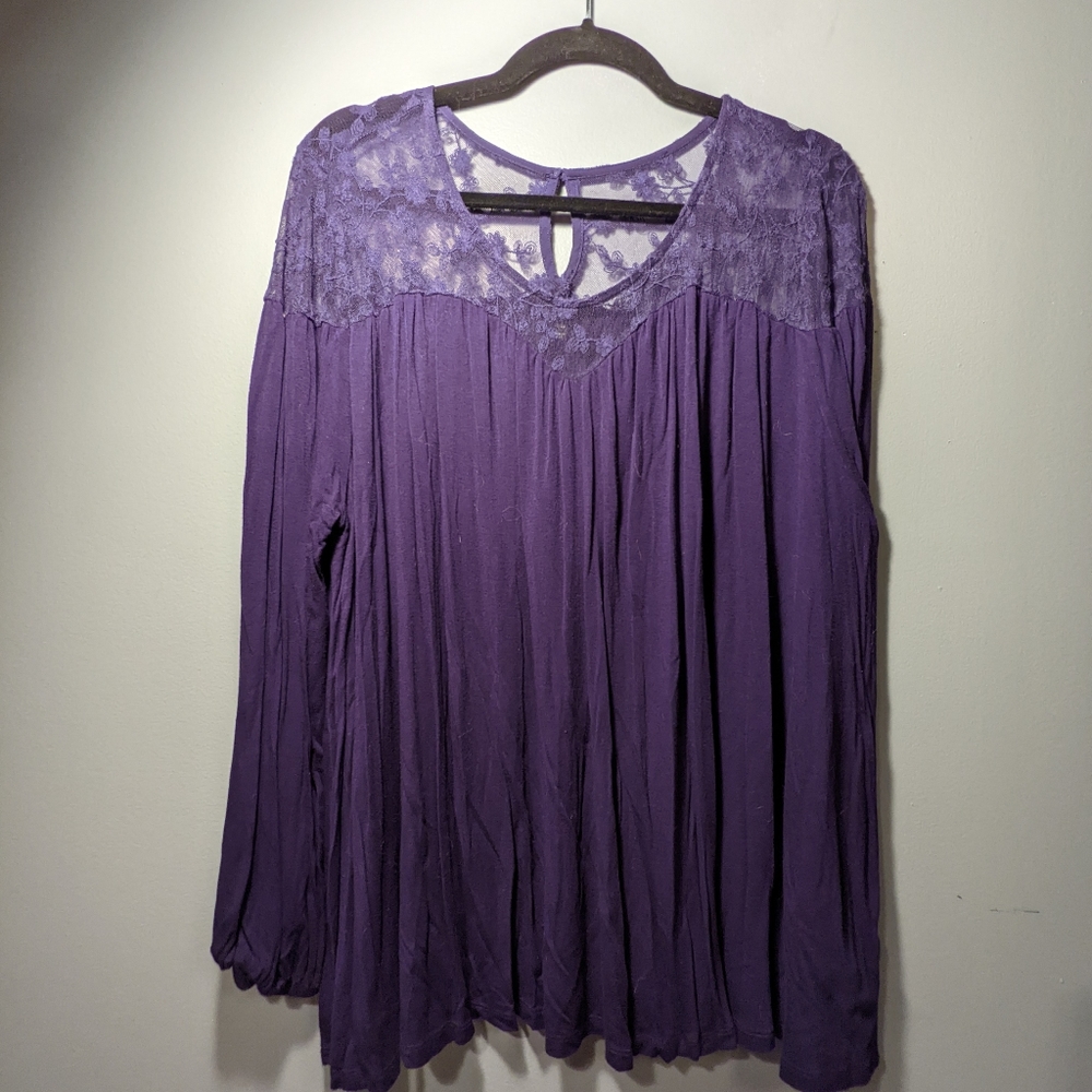 Lane Bryant Lace Blouse